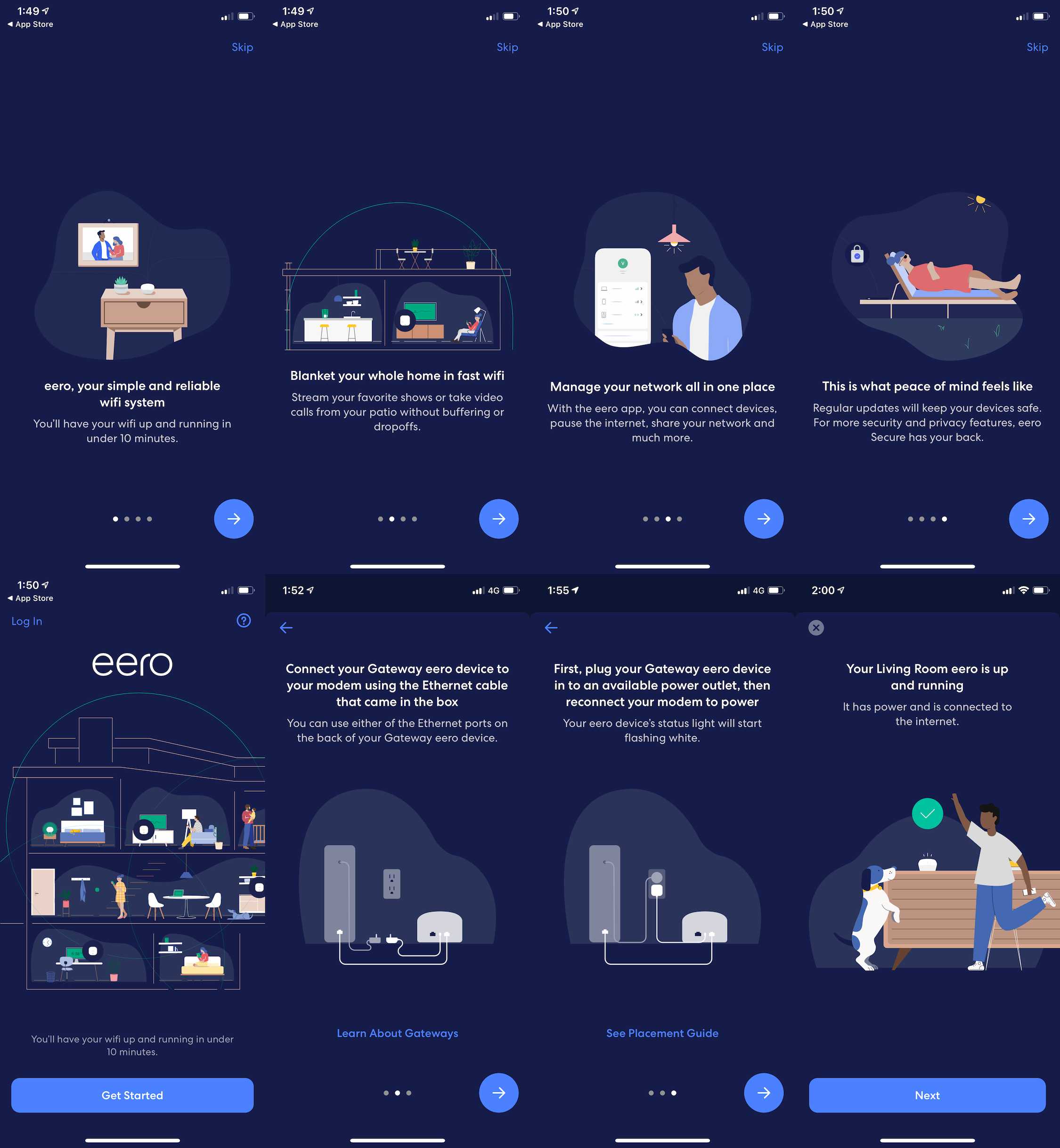 Eero Wi-fi system setup