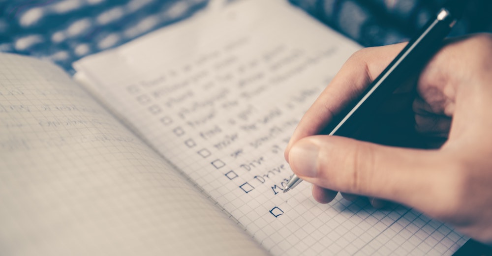 To-do lists, checkboxes and the definition of done
